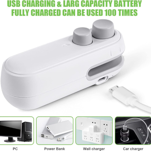 𝑺𝒆𝒂𝒍𝑷𝒐𝒅™ – 𝟐-𝑰𝒏-𝟏 𝑼𝑺𝑩 𝑩𝒂𝒈 𝑪𝒖𝒕𝒕𝒆𝒓 & 𝑺𝒆𝒂𝒍𝒆𝒓