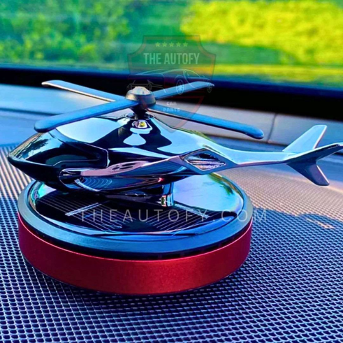 Eco-friendly SolarBreeze Car Air Freshener rotating fan with long-lasting fragrance