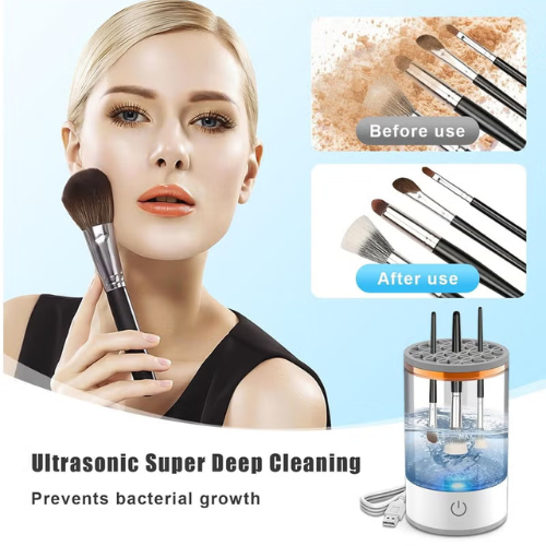 Electric Automatic Makeup Brush Cleaner Set 