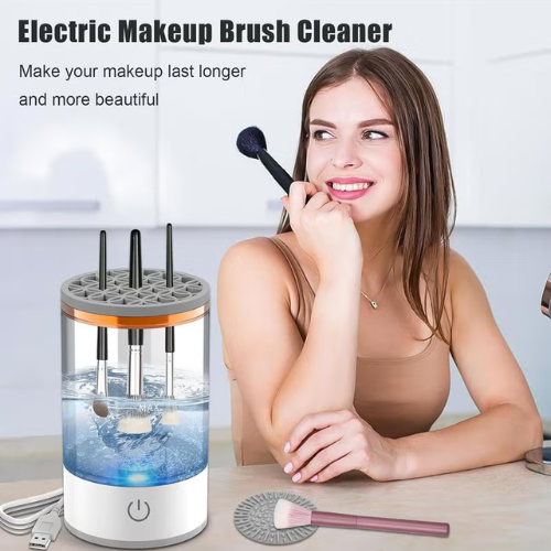 Electric Automatic Makeup Brush Cleaner Set 